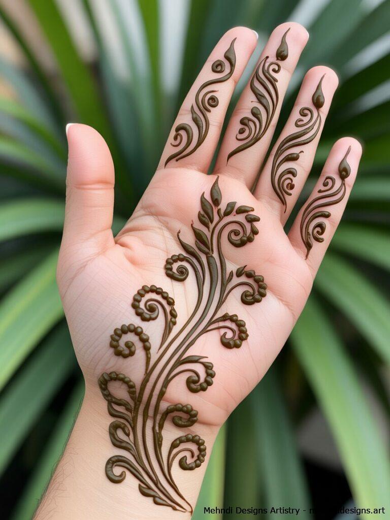 Arabic palm trails 3
