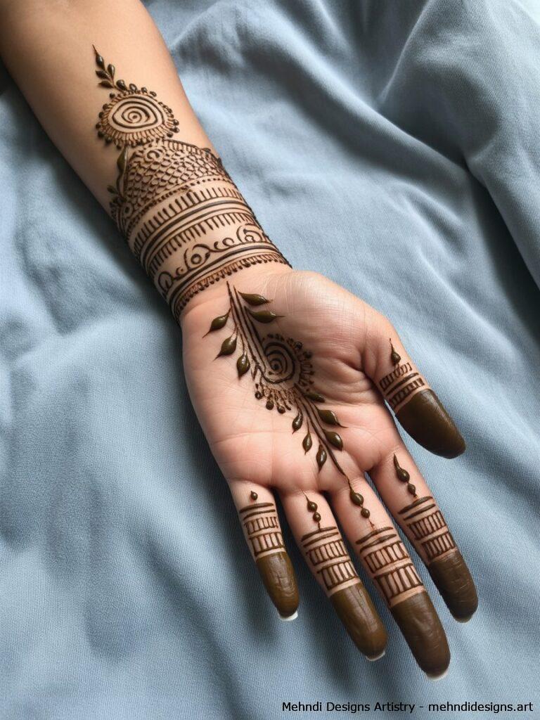 Bracelet Style Mehndi 1 1