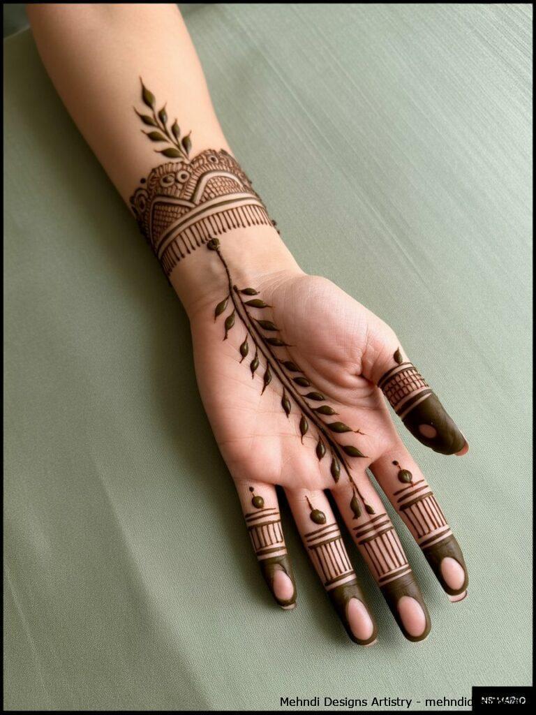 Bracelet Style Mehndi 3 1