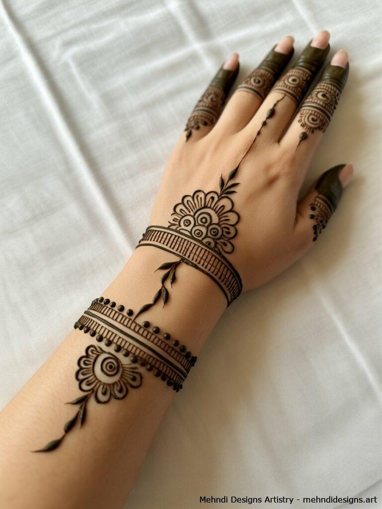 Bracelet Style Mehndi 4 1