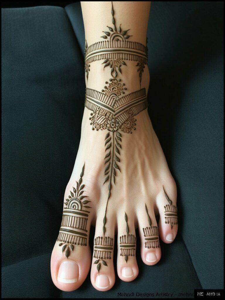 Bracelet style Mehndi 3