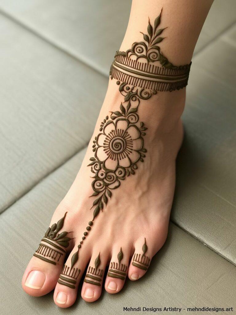 Bracelet style Mehndi 4