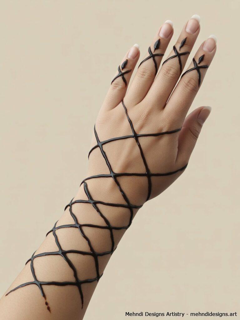 Crisscross lines 4