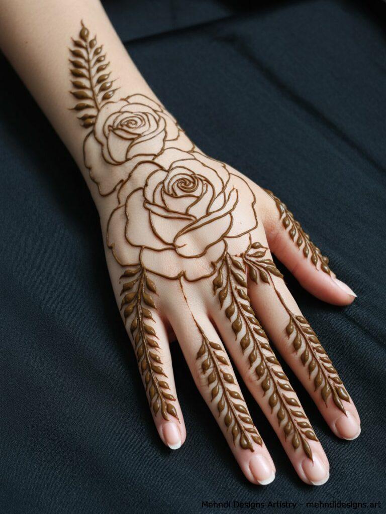 Detailed rose petals 1