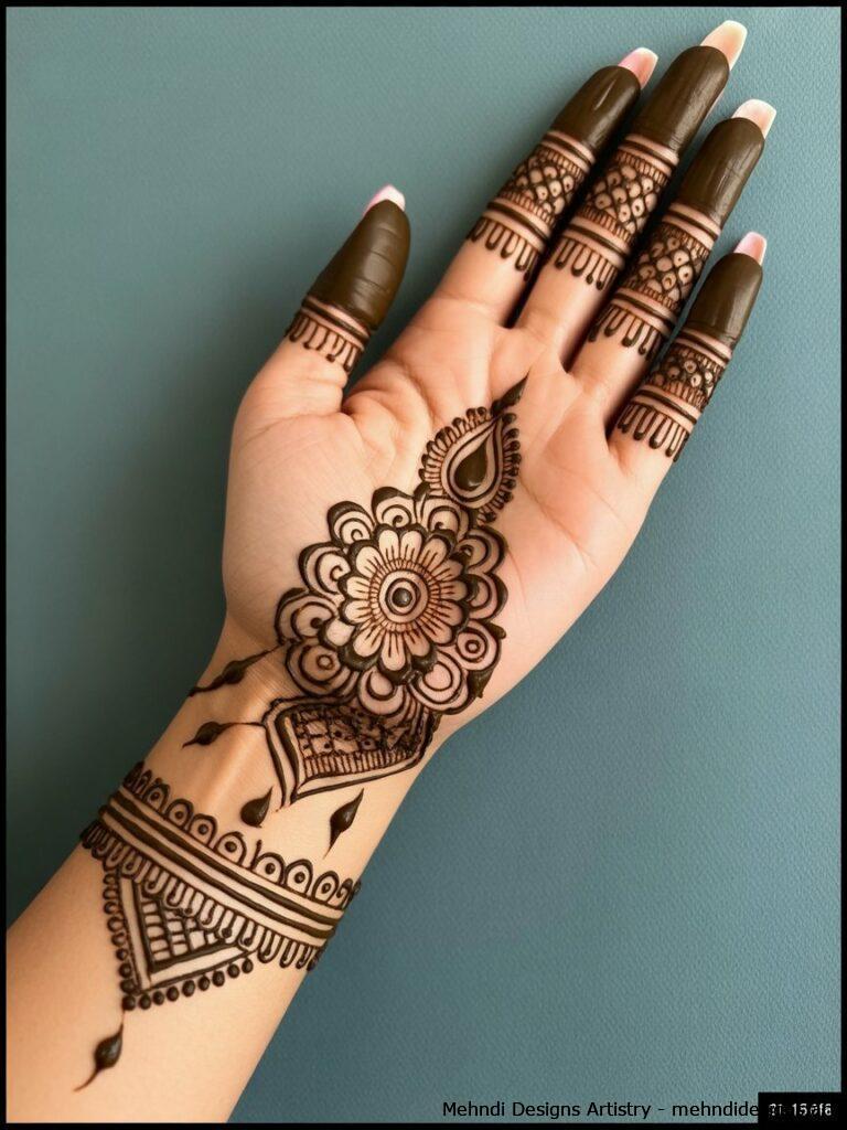 Finger Focused Mehndi 1
