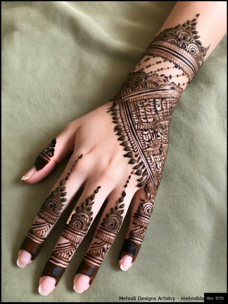 Finger Mehndi Designs 1