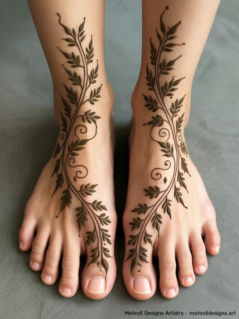 Floral and leafy trails 2