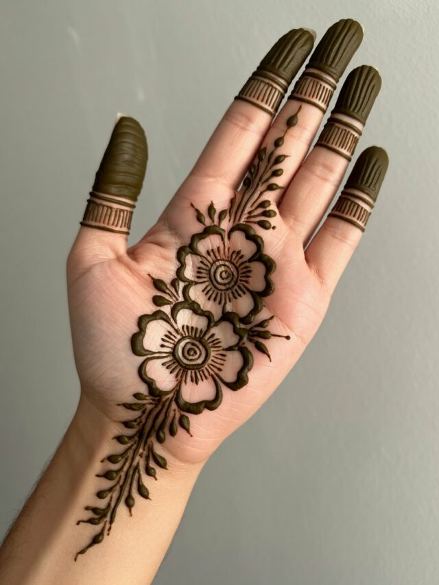 41 Popular Palm mehndi design
