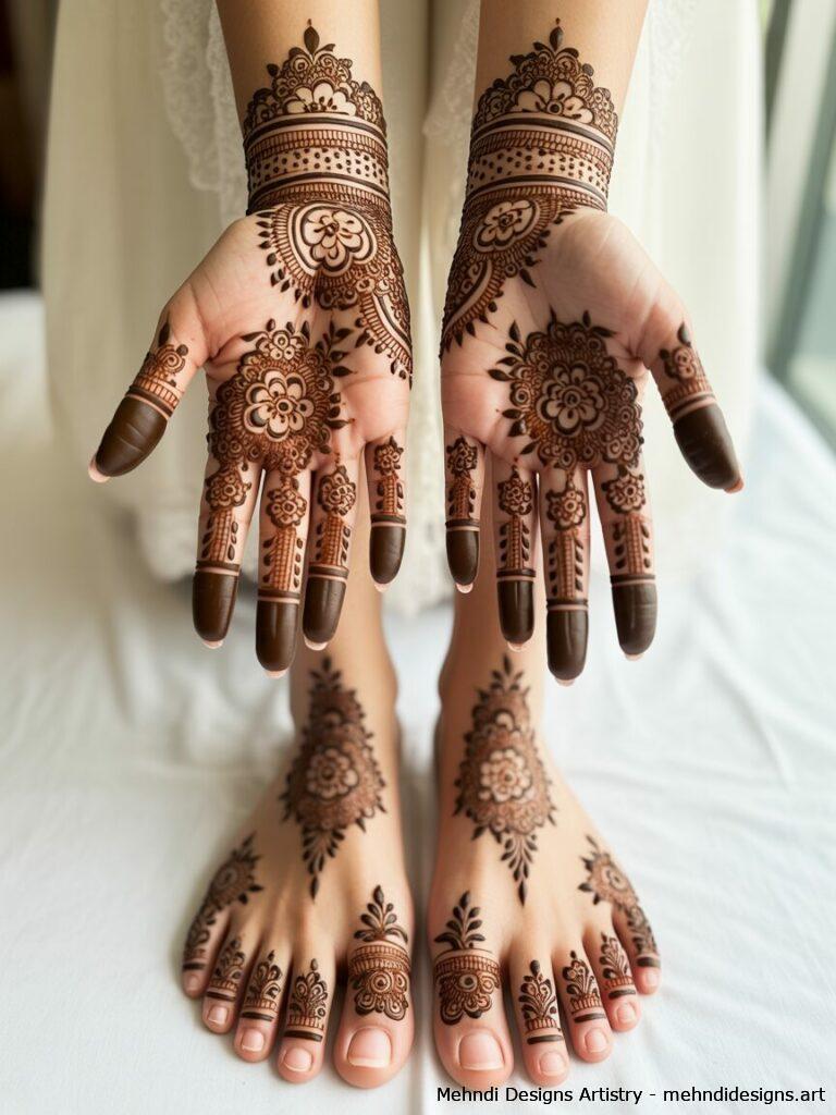Foot mehndi beauty 2
