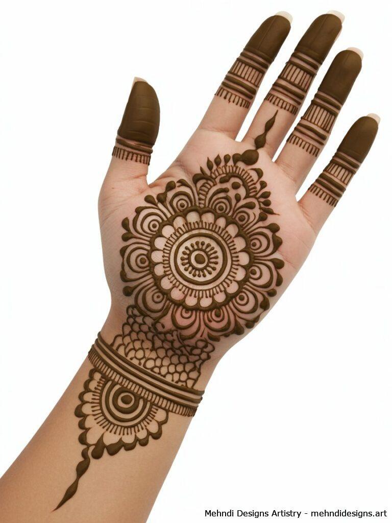 Full Hand Mandala Design 2