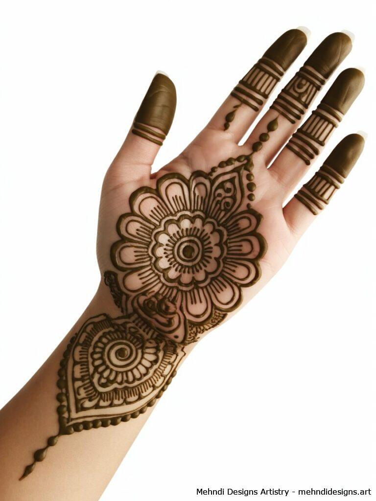 Full Hand Mandala Design 4