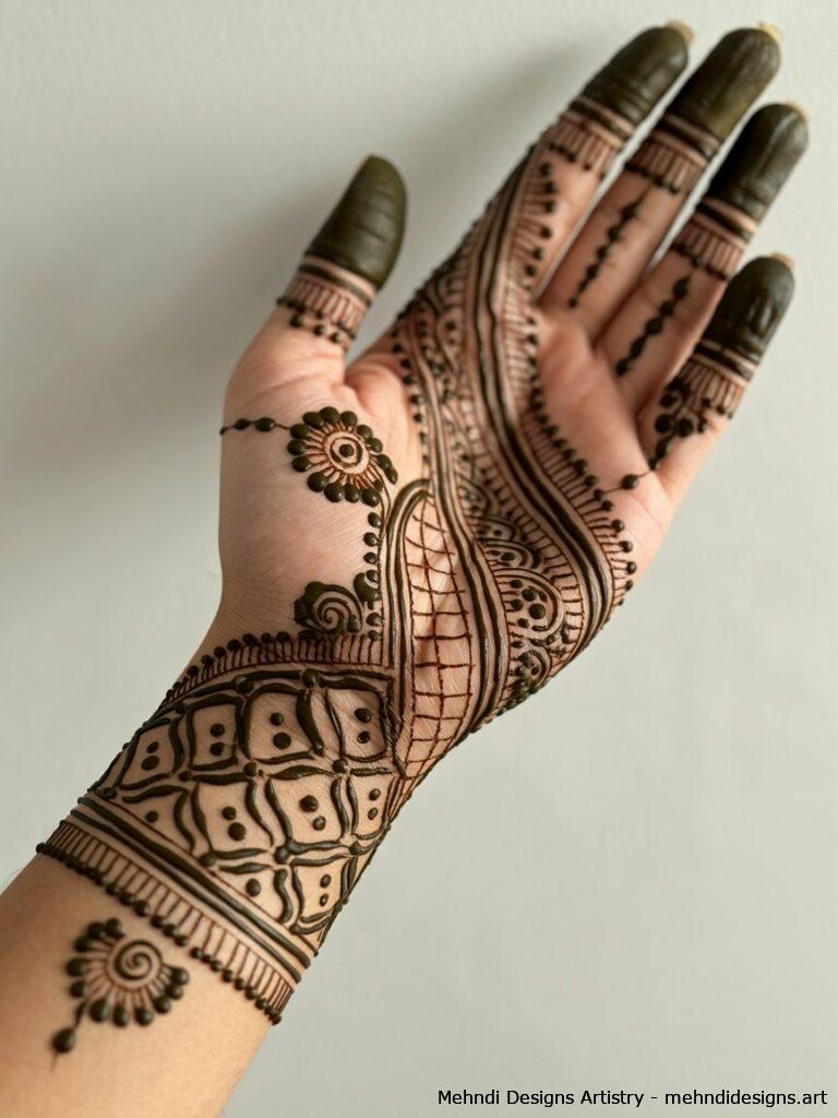 Full hand traditional mehndi patterns 3