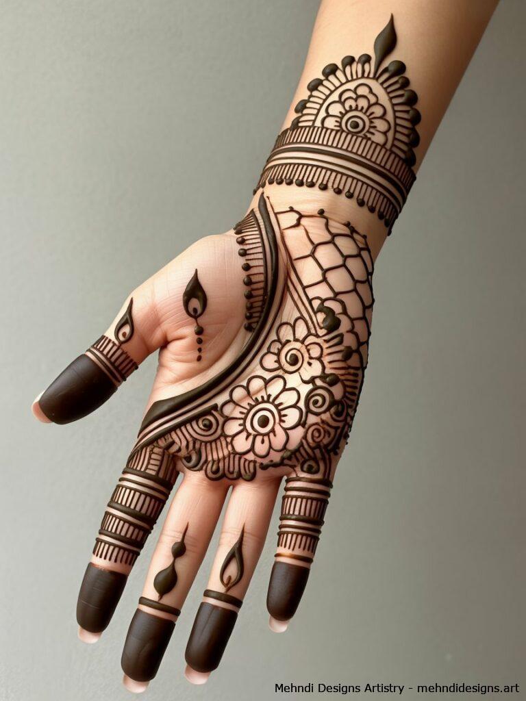 Half Hand Diwali Designs 2