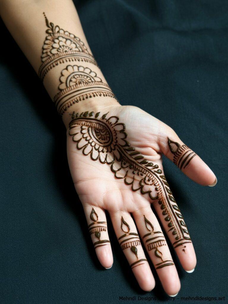 Half Hand Diwali Designs 3