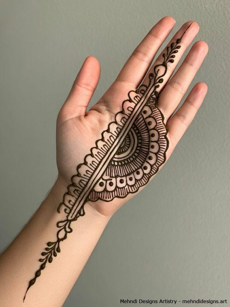 Half Mandala Designs 1