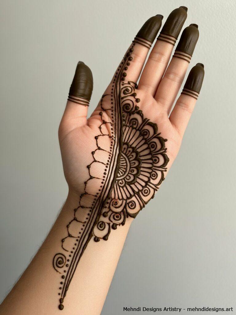 Half Mandala Designs 2