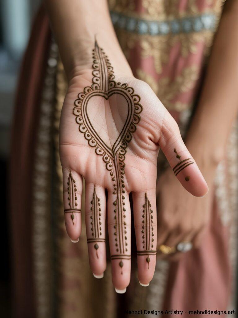 Half heart pair designs 3
