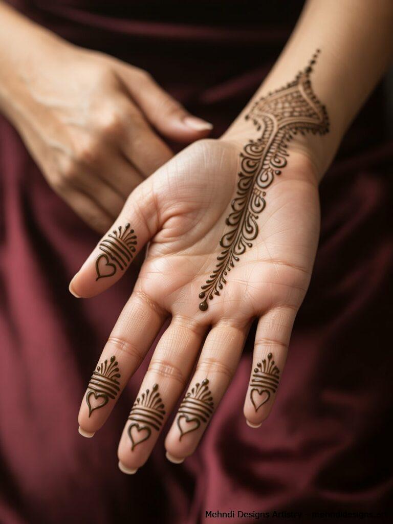 Heart filled fingertips 4