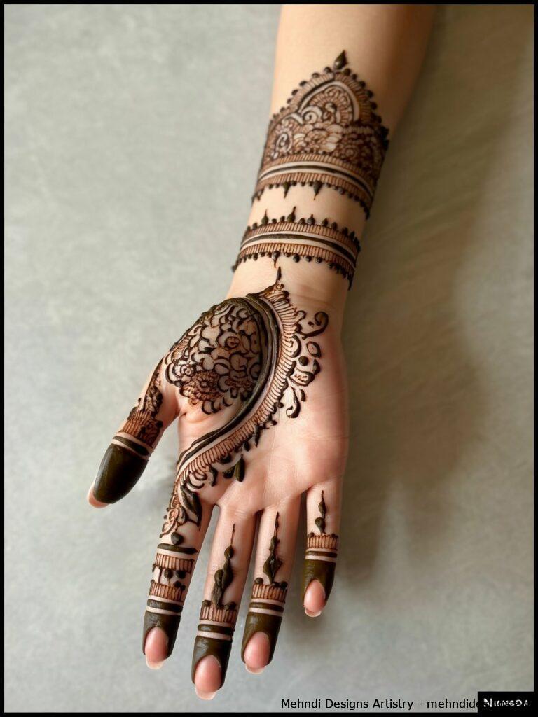 Henna Bracelet Designs 1
