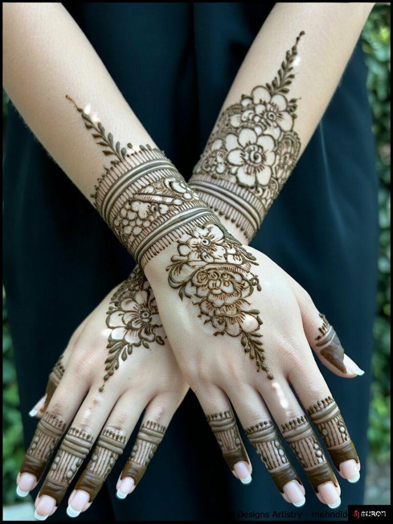 Henna Bracelet Designs 4