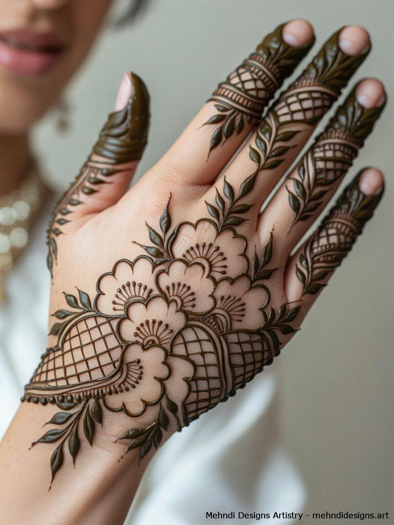Layered floral nets 1