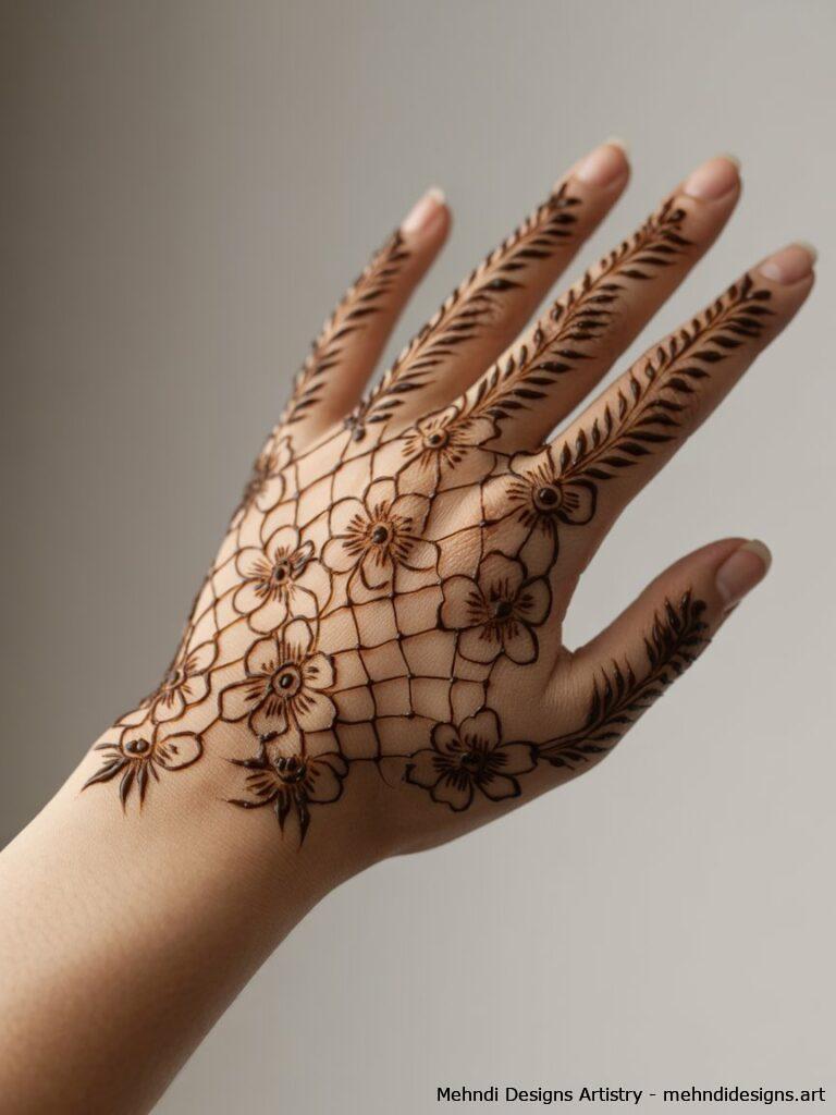 Layered floral nets 3