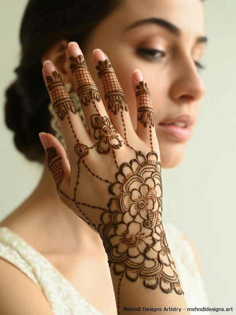 Layered floral nets 4
