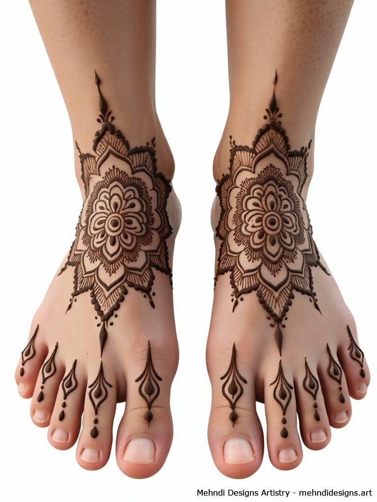 Mandala Feet Design 2