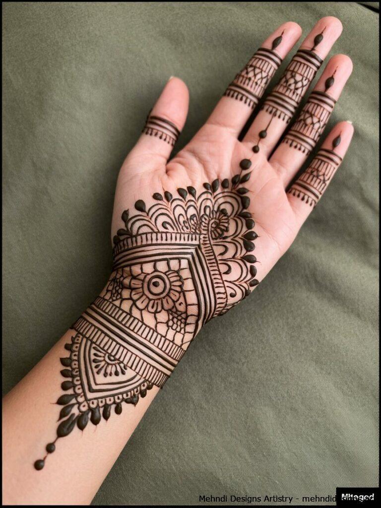 Mandala Inspired Mehndi 1