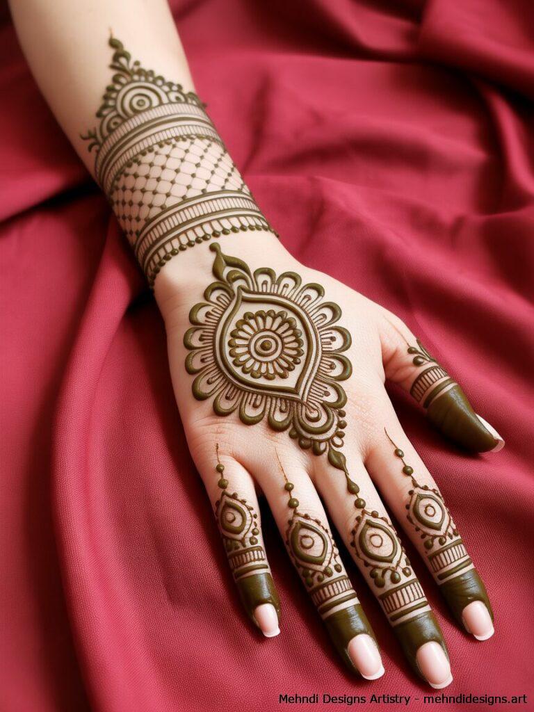 Mandala Inspired Mehndi 3
