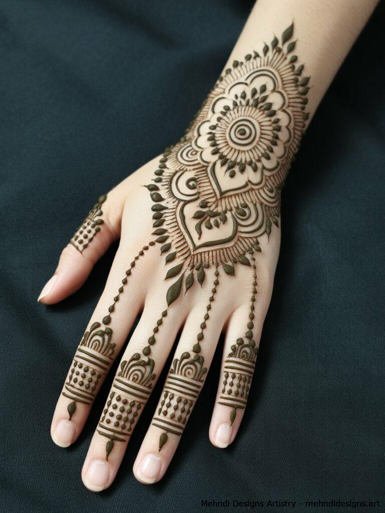 Mandala on Fingers 2