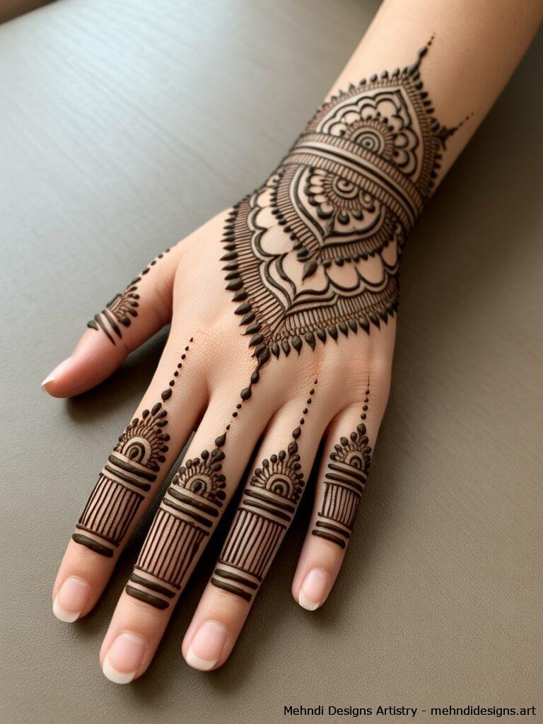 Mandala on Fingers 3