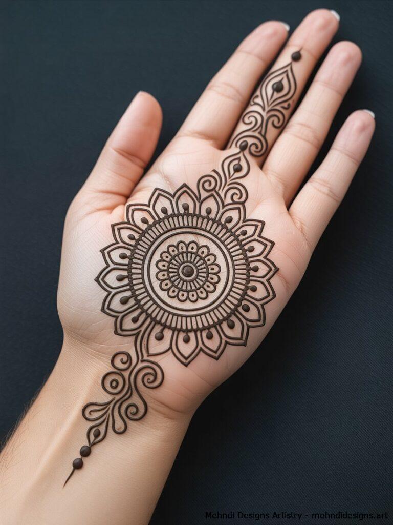 Mandala with Arabic Influence 3