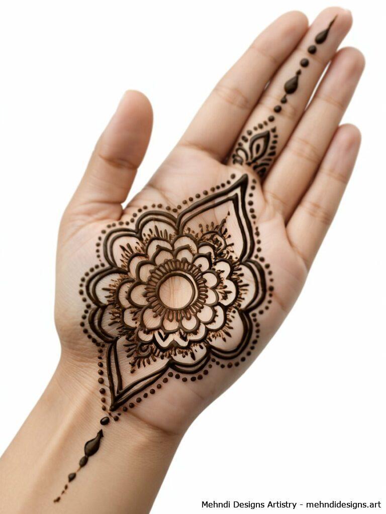 Mandala with Dotted Borders 3