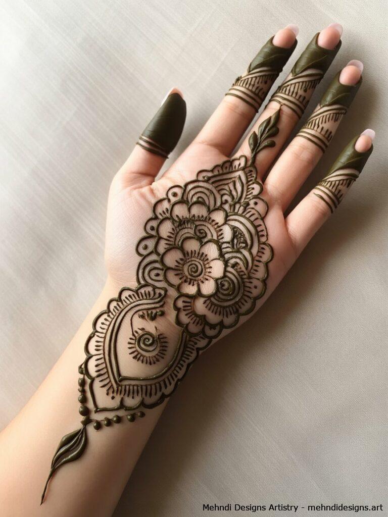 Mandala with Floral Elements 1