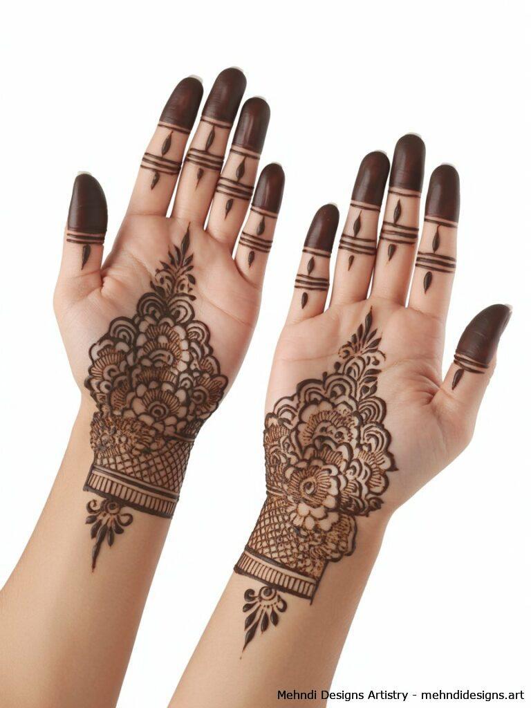 Minimalist Indian Mehndi 1