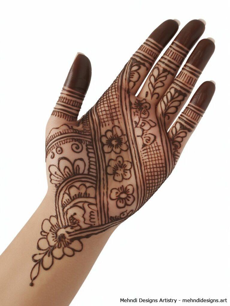 Minimalist Indian Mehndi 3
