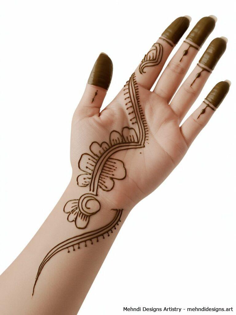 Minimalistic Mehndi 4 1
