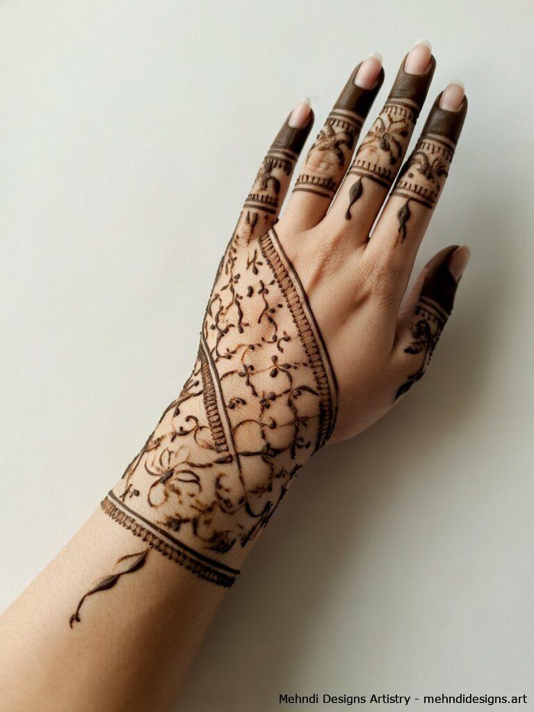 Minimalistic Mehndi 4