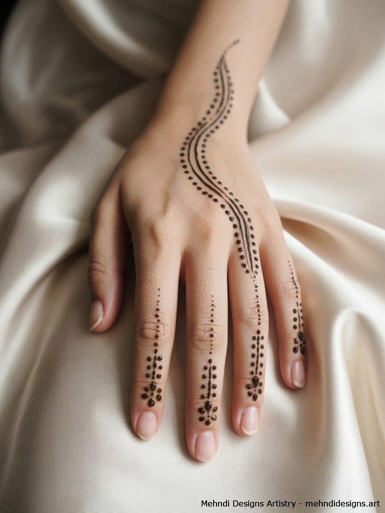 Minimalistic dot trails 1