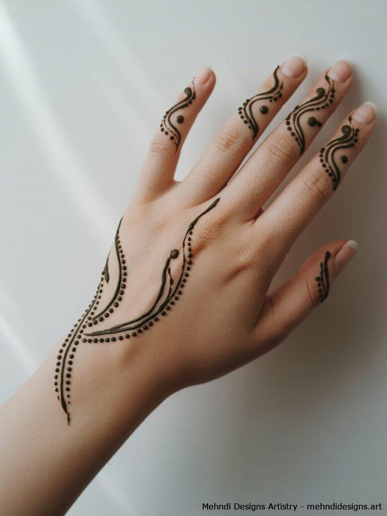 Minimalistic dot trails 2