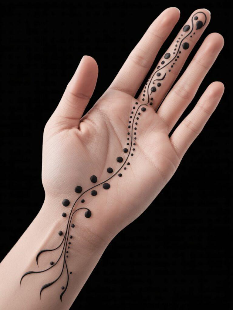Minimalistic dot trails 3