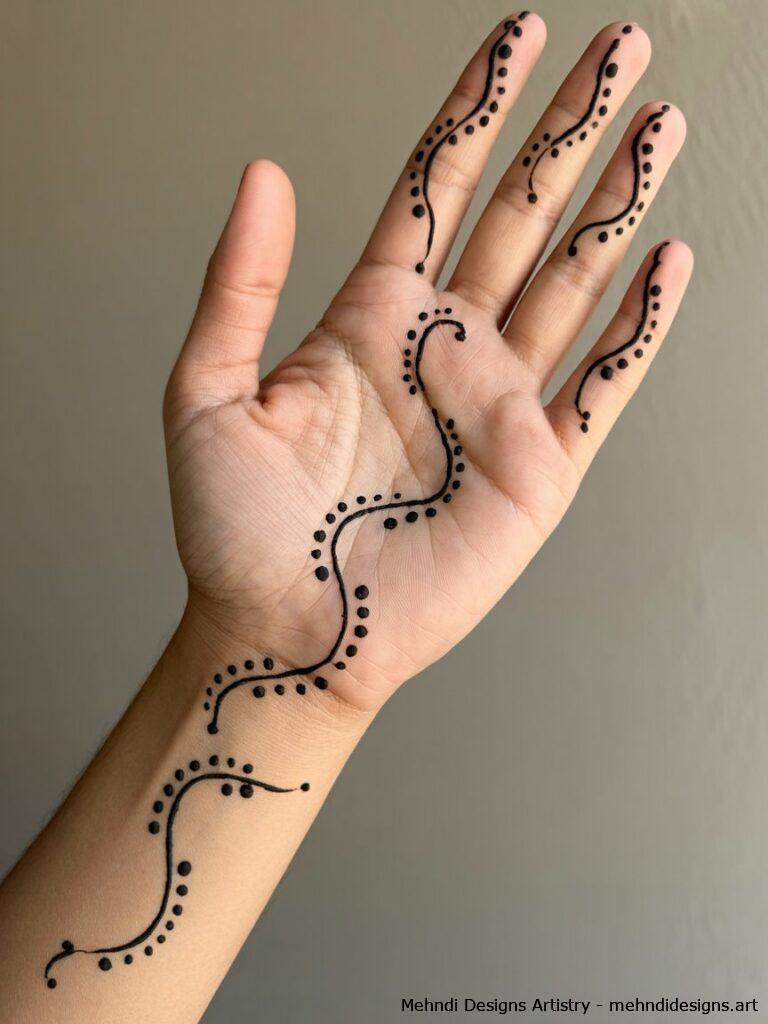 Minimalistic dot trails 4