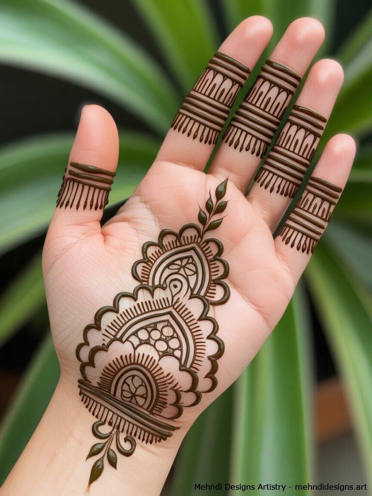 Moroccan palm motifs 1
