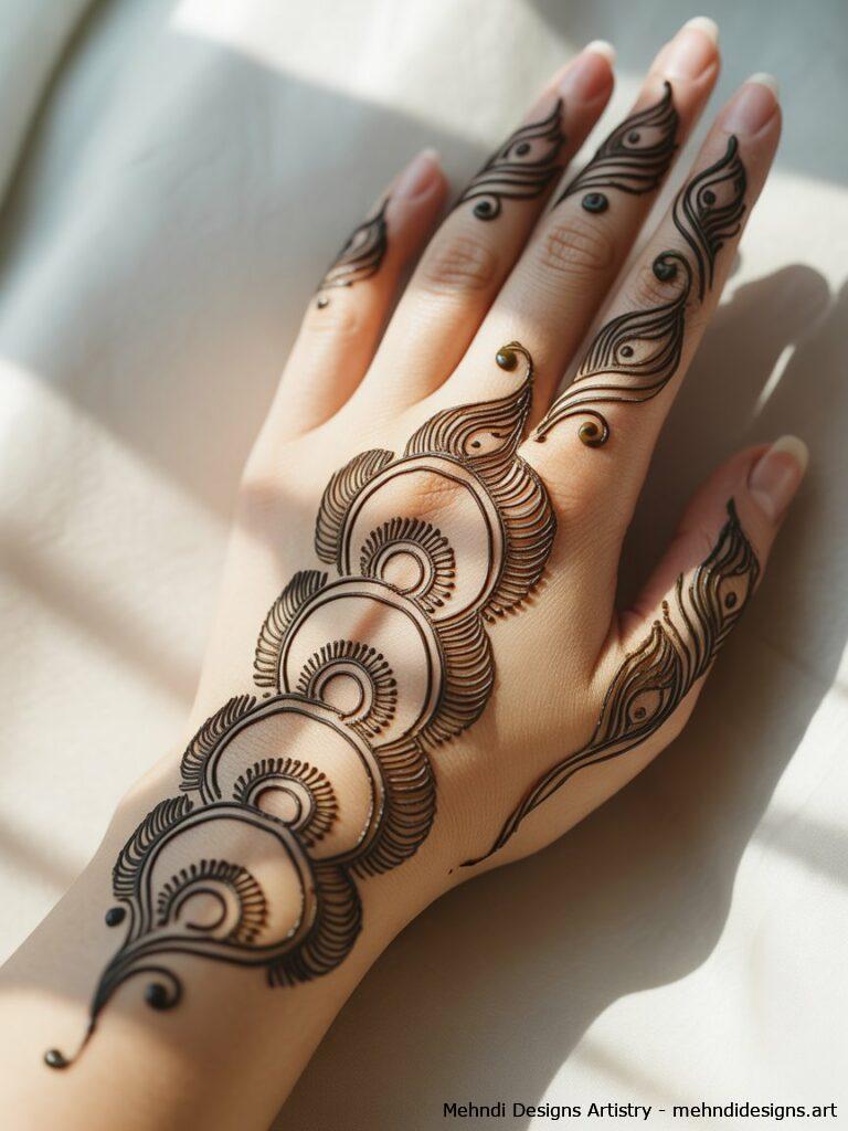 Peacock Inspired Circles 2