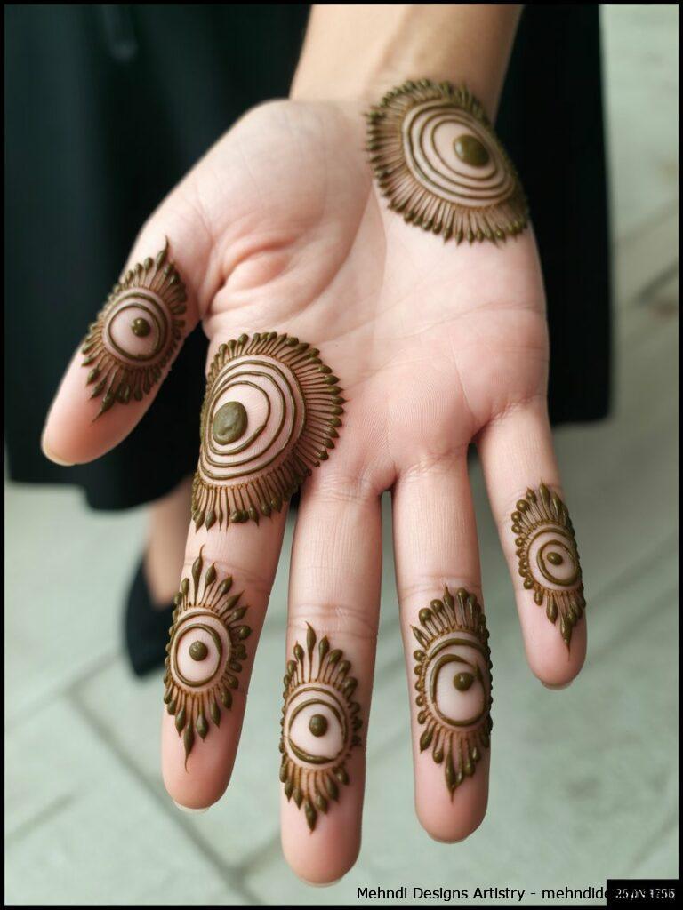 Peacock Inspired Circles 3