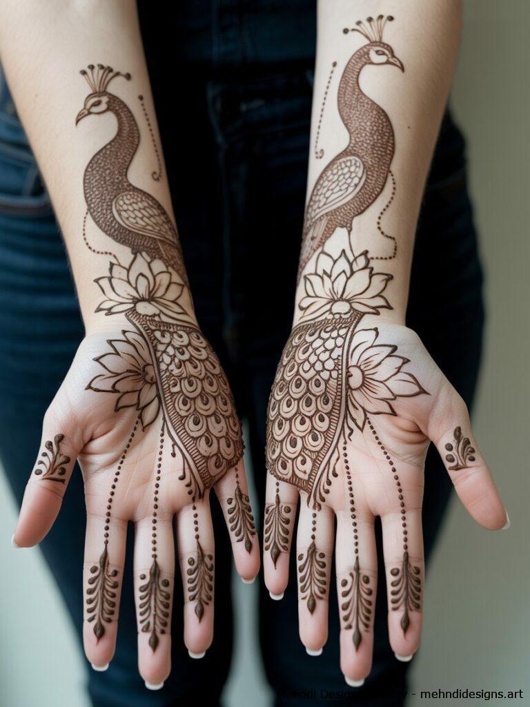 Peacock and lotus themes 1