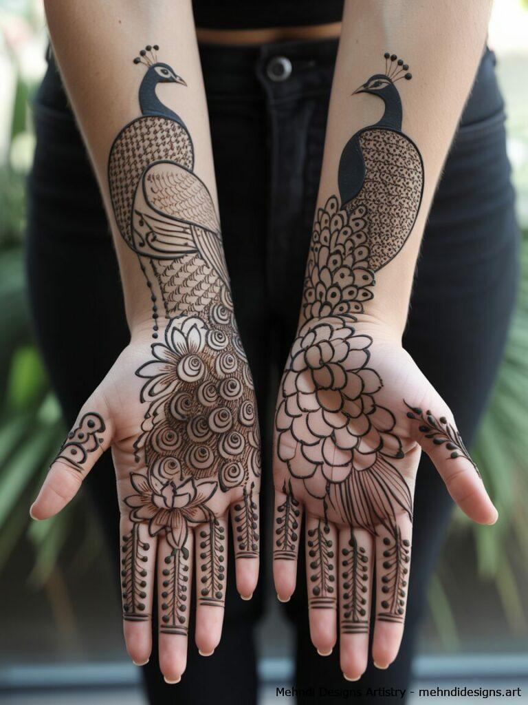 Peacock and lotus themes 2