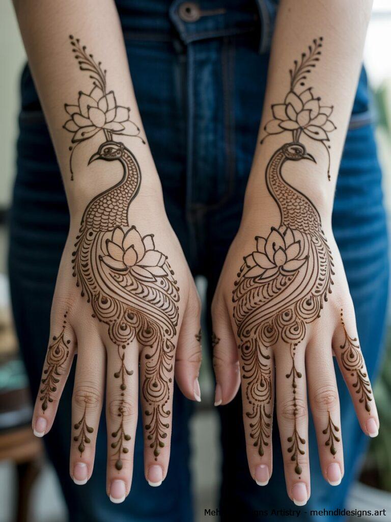 Peacock and lotus themes 3