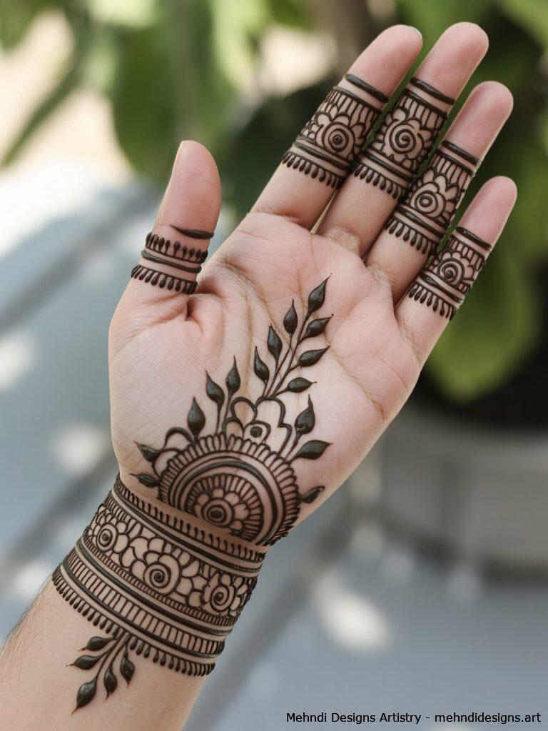 Rajasthani and Marwari mehndi styles 2